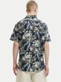 Jack & Jones Koszula Honolulu 12289667 Czarny Regular Fit