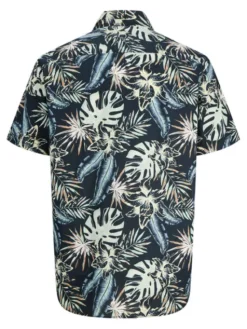 Jack & Jones Koszula Honolulu 12289667 Czarny Regular Fit