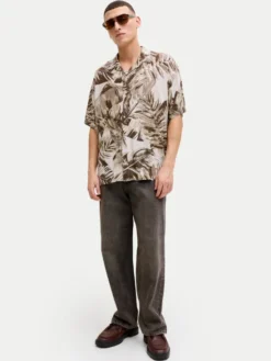 Jack & Jones Koszula Jeff 12288854 Brązowy Relaxed Fit