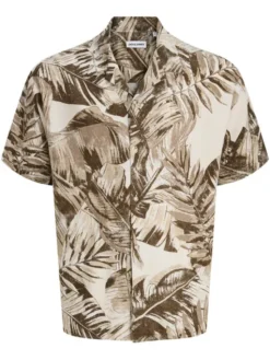 Jack & Jones Koszula Jeff 12288854 Brązowy Relaxed Fit