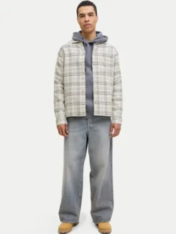 Jack & Jones Koszula York 12283078 Beżowy Relaxed Fit