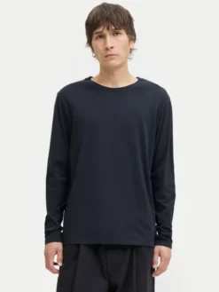 Jack & Jones Longsleeve Basic 12279538 Granatowy Regular Fit