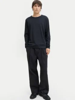 Jack & Jones Longsleeve Basic 12279538 Granatowy Regular Fit