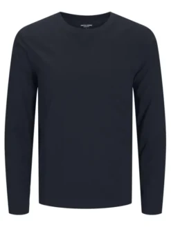 Jack & Jones Longsleeve Basic 12279538 Granatowy Regular Fit