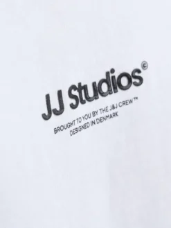 Jack & Jones Longsleeve Soho 12278788 Biały Relaxed Fit