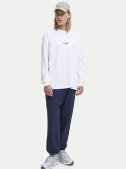Jack & Jones Longsleeve Soho 12278788 Biały Relaxed Fit