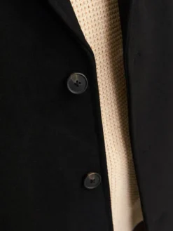 Jack & Jones Płaszcz wełniany Harris 12263845 Czarny Regular Fit