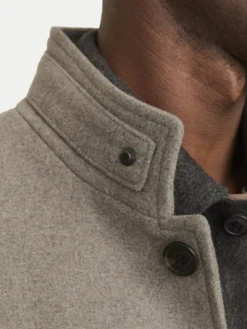 Jack & Jones Płaszcz wełniany Melton 12258672 Beżowy Regular Fit