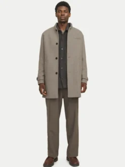Jack & Jones Płaszcz wełniany Melton 12258672 Beżowy Regular Fit