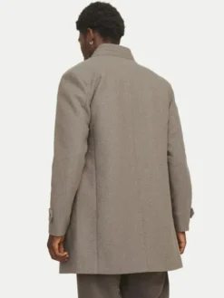 Jack & Jones Płaszcz wełniany Melton 12258672 Beżowy Regular Fit