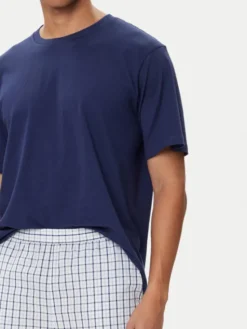 Jack & Jones Piżama Florence 12282813 Niebieski Regular Fit