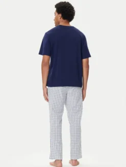 Jack & Jones Piżama Florence 12282813 Niebieski Regular Fit
