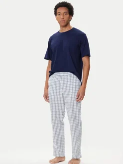 Jack & Jones Piżama Florence 12282813 Niebieski Regular Fit