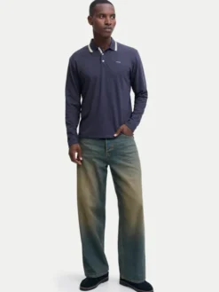 Jack & Jones Polo Blualves 12287520 Niebieski Regular Fit