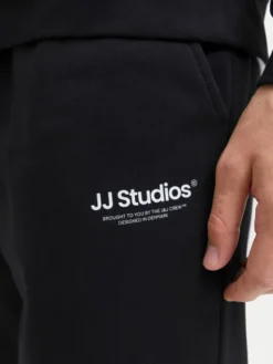 Jack & Jones Spodnie dresowe Kane Soho 12278943 Czarny Regular Fit