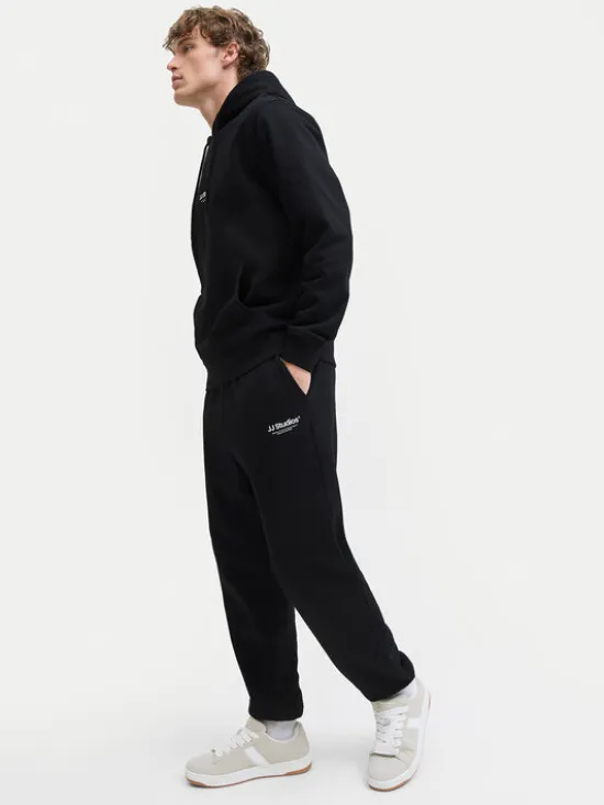 Jack & Jones Spodnie dresowe Kane Soho 12278943 Czarny Regular Fit