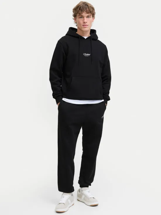 Jack & Jones Spodnie dresowe Kane Soho 12278943 Czarny Regular Fit
