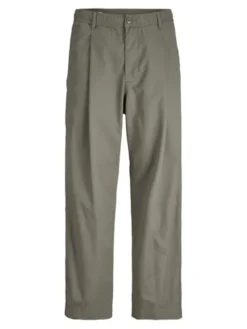 Jack & Jones Spodnie materiałowe Owen Cade 12282385 Zielony Baggy Fit