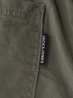 Jack & Jones Spodnie materiałowe Owen Cade 12282385 Zielony Baggy Fit
