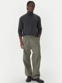 Jack & Jones Spodnie materiałowe Owen Cade 12282385 Zielony Baggy Fit