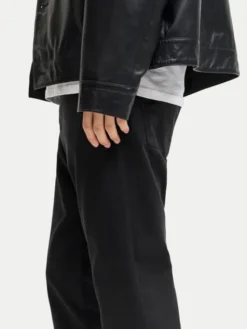 Jack & Jones Spodnie materiałowe Clark Finn 12293328 Czarny Regular Fit