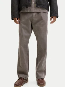 Jack & Jones Spodnie materiałowe Alex 12288528 Beżowy Baggy Fit