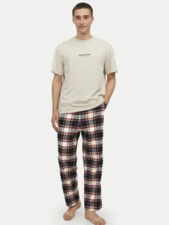 Jack & Jones Spodnie piżamowe Crimon 12182711 Kolorowy Regular Fit
