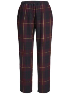 Jack & Jones Spodnie piżamowe Crimon 12182711 Bordowy Regular Fit