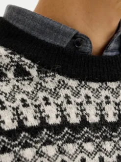 Jack & Jones Sweter Blumax 12286244 Czarny Relaxed Fit