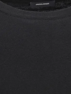 Jack & Jones Sweter Emil 12208364 Czarny Regular Fit