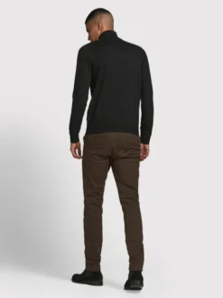 Jack & Jones Sweter Emil 12189339 Czarny Regular Fit