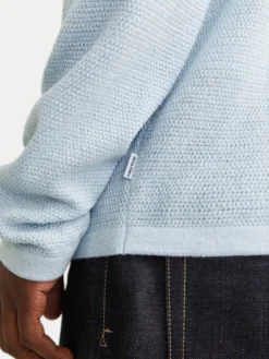 Jack & Jones Sweter George 12268279 Błękitny Regular Fit