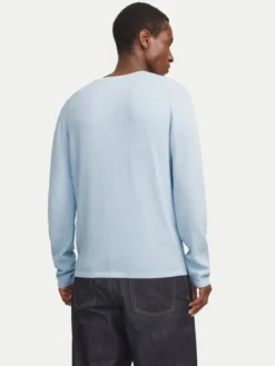 Jack & Jones Sweter George 12268279 Błękitny Regular Fit