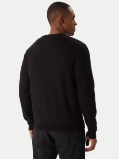 Jack & Jones Sweter Holiday 12287994 Czarny Relaxed Fit