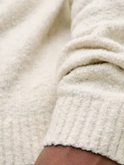 Jack & Jones Sweter Maverick 12286144 Beżowy Regular Fit