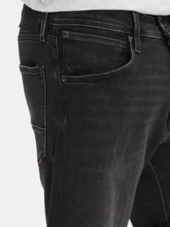 Jack & Jones Szorty jeansowe Rick 12269608 Czarny Regular Fit