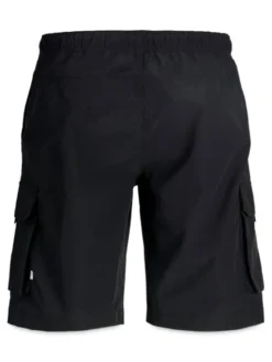 Jack & Jones Szorty materiałowe Cole Ivan 12288611 Czarny Regular Fit