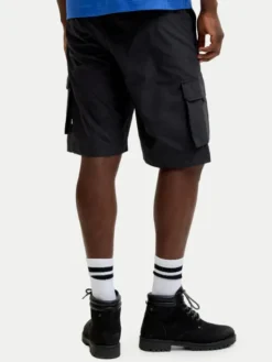 Jack & Jones Szorty materiałowe Cole Ivan 12288611 Czarny Regular Fit