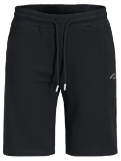 Jack & Jones Szorty sportowe Gordon College 12289726 Czarny Regular Fit