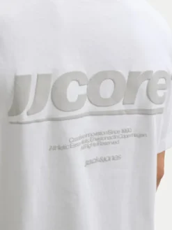 Jack & Jones T-Shirt Club 12289842 Biały Relaxed Fit