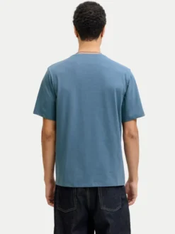 Jack & Jones T-Shirt Corp Graphic 12268415 Niebieski Regular Fit