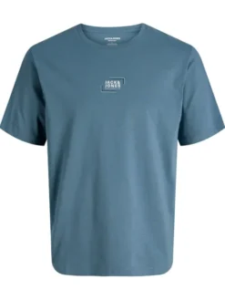 Jack & Jones T-Shirt Corp Graphic 12268415 Niebieski Regular Fit