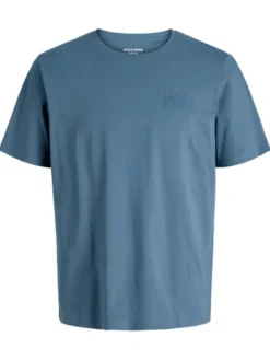 Jack & Jones T-Shirt Corp 12151955 Niebieski Regular Fit