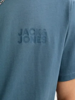 Jack & Jones T-Shirt Corp 12151955 Niebieski Regular Fit