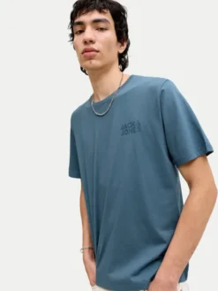 Jack & Jones T-Shirt Corp 12151955 Niebieski Regular Fit