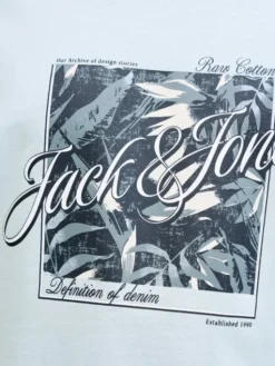 Jack & Jones T-Shirt Honolulu 12288088 Błękitny Regular Fit