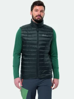 Jack Wolfskin Kamizelka Pilvi 1207711 Czarny Regular Fit