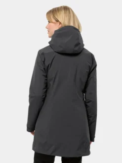 Jack Wolfskin Kurtka zimowa Heidelstein Ins Jkt 1115681 Czarny Regular Fit