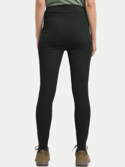 Jack Wolfskin Legginsy Klintal 1508901 Czarny Slim Fit