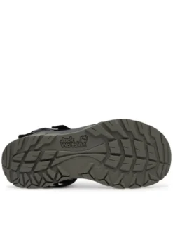 Jack Wolfskin Sandały Ridge A65590 Czarny